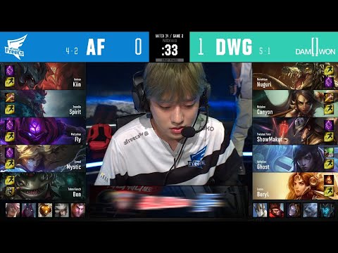 DWG vs AF | W4D2 | Match 34 Game 2 | LCK Summer Split 2020 – S10 | DAMWON Gaming vs Afreeca Freecs