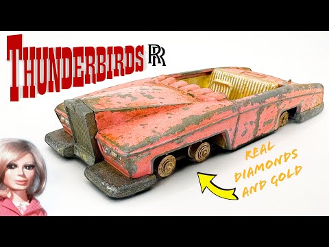 Dinky 100 Thunderbirds Lady Penelope FAB 1 Rolls Royce Restoration Using Real Diamonds and Gold.