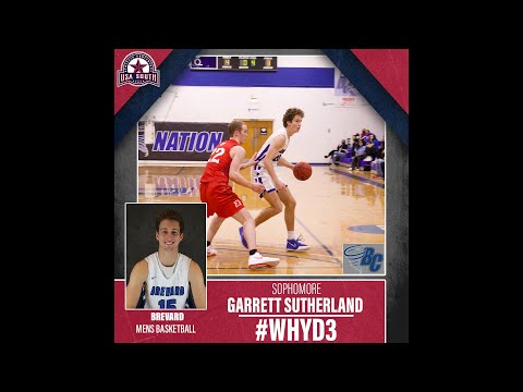 #WhyD3Wednesday: Garrett Sutherland (Brevard)