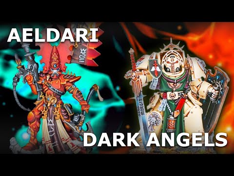 DARK ANGELS VS AELDARI WARHAMMER 40000 BATTLE REPORT