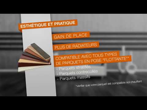 Natte chauffante - coeur double chauffe - pour parquet flottant - 150W / m2 FMD BRICOZOR