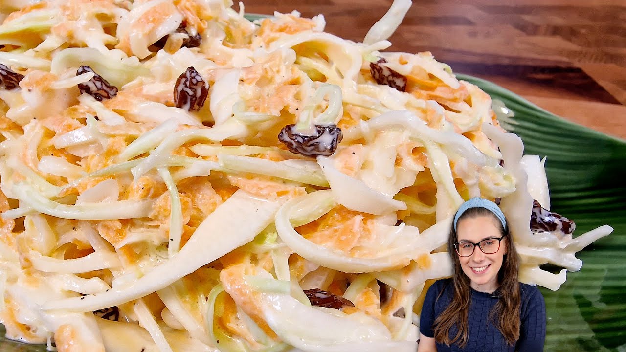 DELICIOSA, SALADA DE REPOLHO COM MAIONESE A MELHOR QUE EU JA FIZ!