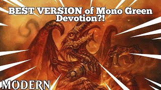 BEST VERSION of Mono Green Devotion?! | Modern | MTGO