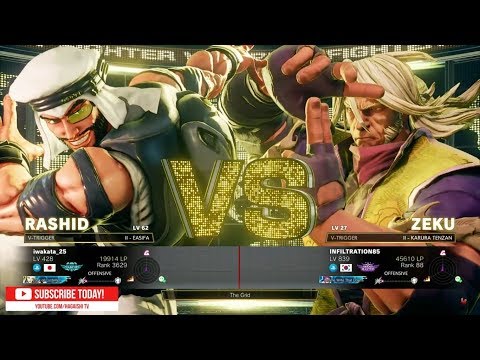 "Best Bout Replays" SFV AE - iwakata_25 vs INFILTRATION85   (1080pHD 60fps)