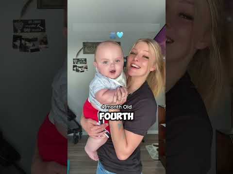 Mom noticed her baby is growing so big