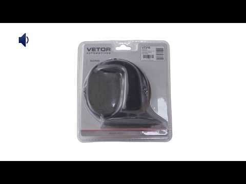 OUÇA O SOM DA BUZINA VT216 - BUZINA TIPO CARACOL ESPECIFICA RENAULT 12V VETOR