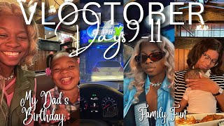 VLOGTOBER DAYS 9-11: My Dad's Birthday, Work Drama, Family Time,etc.