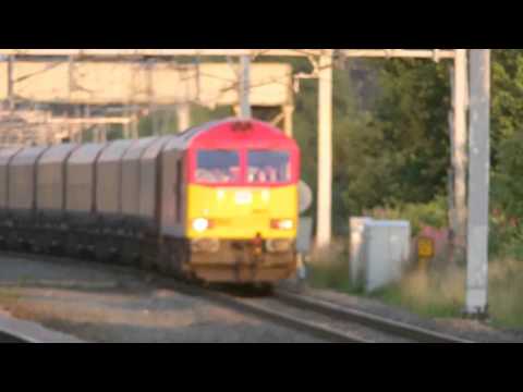 Acton Bridge 1.8.2013 - various WCML freight action