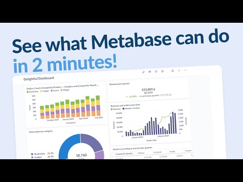 See what Metabase can do in 2 mins