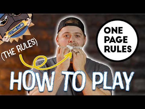 How to Play One Page Rules - Grimdark Future & Age of Fantasy