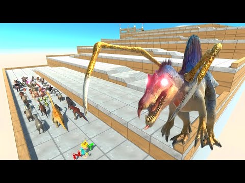 Escape From Alien Spinosaurus - Animal Revolt Battle Simulator
