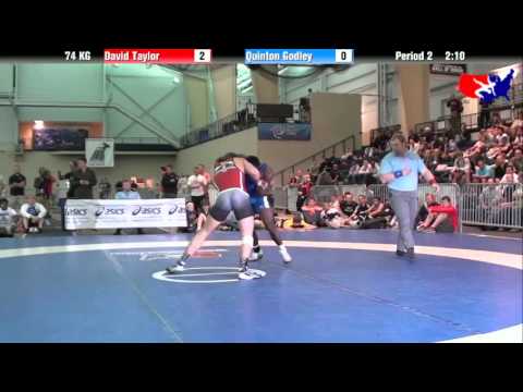 David Taylor vs. Quinton Godley at 2013 ASICS University Nationals - FS