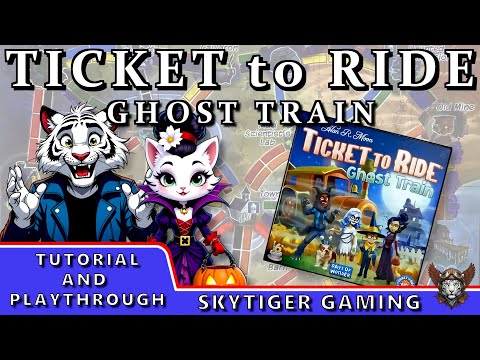 Ticket to Ride Ghost Train – Tutorial & Spooky Playthrough!