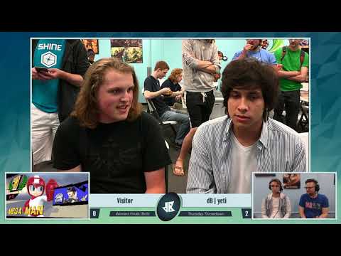 [LUG Sm4sh — 8/16/18] WFinals: Visitor (Bayonetta) vs. dB | yeti (Mega Man)