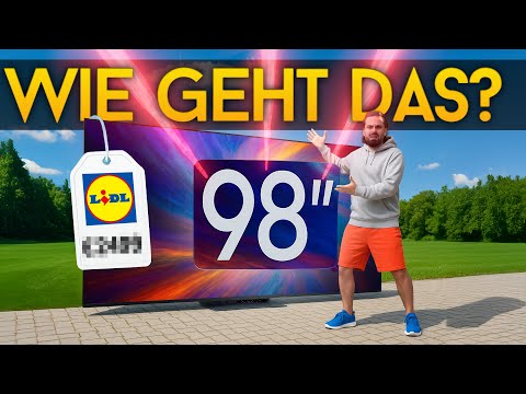 98" Fernseher zum LIDL Preis? - TCL Q8C im Härtetest!