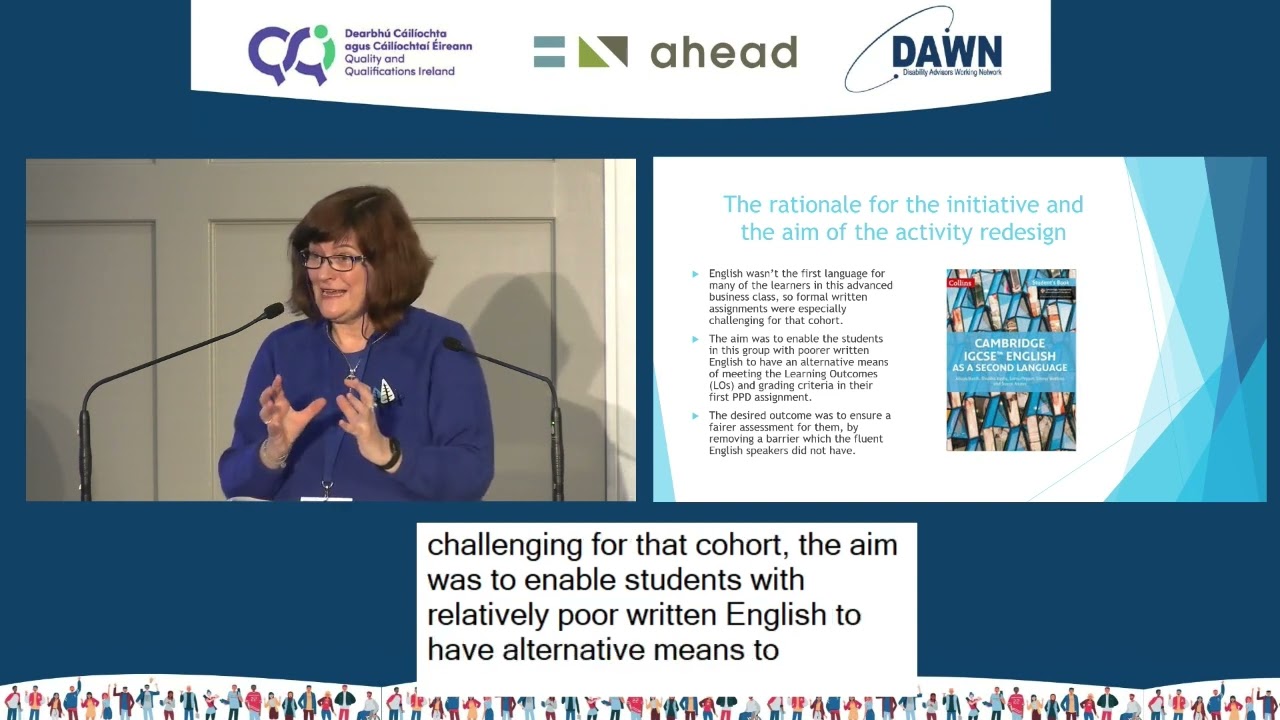 Redesign of a Written-only Assignment in Personal & Professional Development (L6)