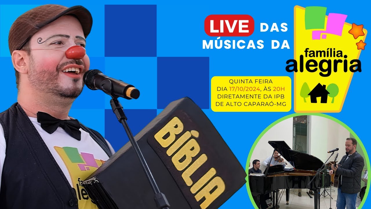 Live Comemorativa: 15 Anos da Missão Família Alegria - Transformando Vidas com o Amor de Jesus"