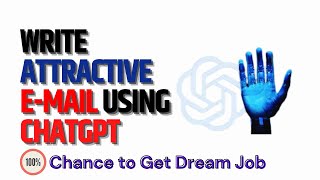 How to write a formal email for your job application | Tips & Trick for writing job mail by ChatGpt