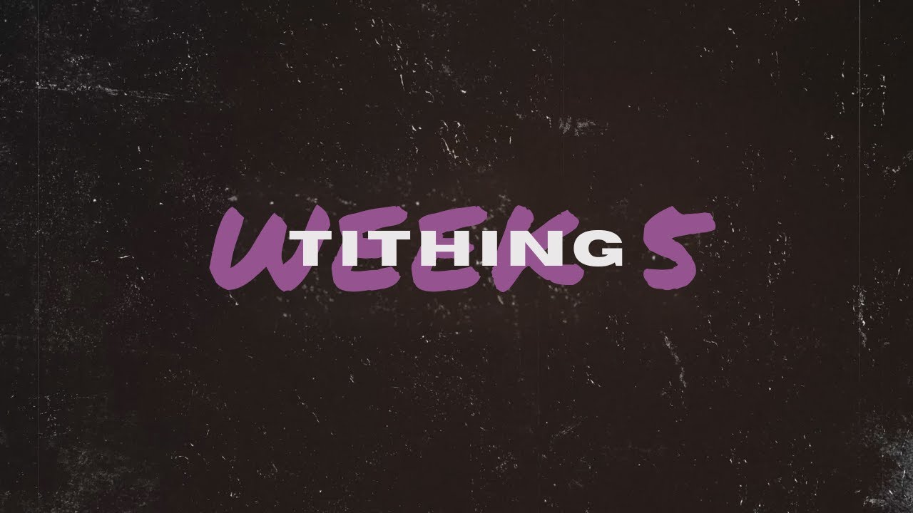 Spiritual Habits - Tithing