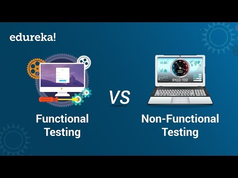 Functional Testing vs Non Functional Testing | Software Testing Training | Edureka