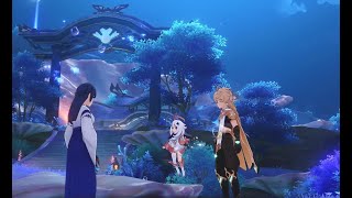 【原神】世界任務——止水之潘  尋找剩余的鍵紋/ 進前往淵下宮