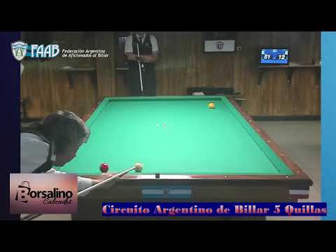 Circuito Argentino de Billar 5 Quillas - Etapa 3