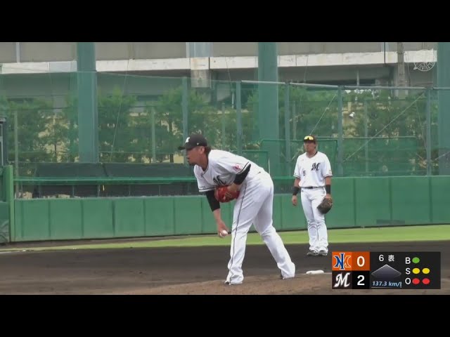 【ファーム】圧巻のピッチング!! マリーンズ・西村天裕 3者連続空振り三振に斬る!! 2024年6月17日 千葉ロッテマリーンズ 対 オイシックス新潟アルビレックスBC