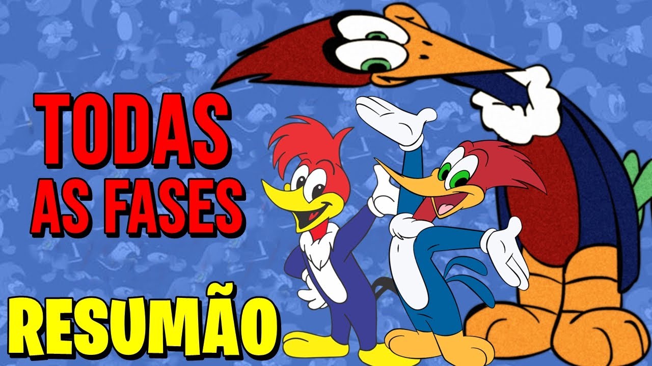 As 3 fases do Pica-Pau: A História em 1 Vídeo!