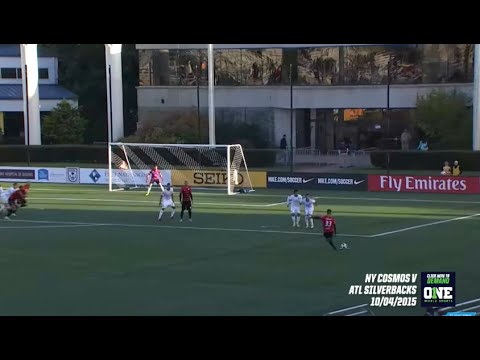 New York Cosmos 1-1 Atlanta Silverbacks (North American Soccer League 2015) (Asistencia de...