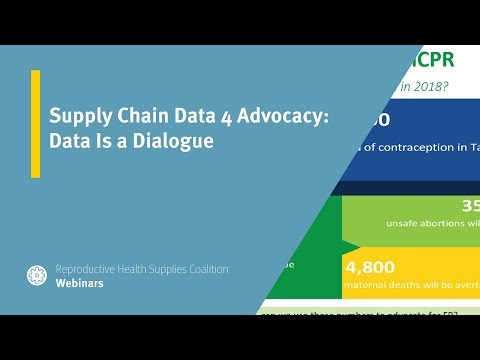 Supply Chain Data 4 Advocacy: Data Is a Dialogue