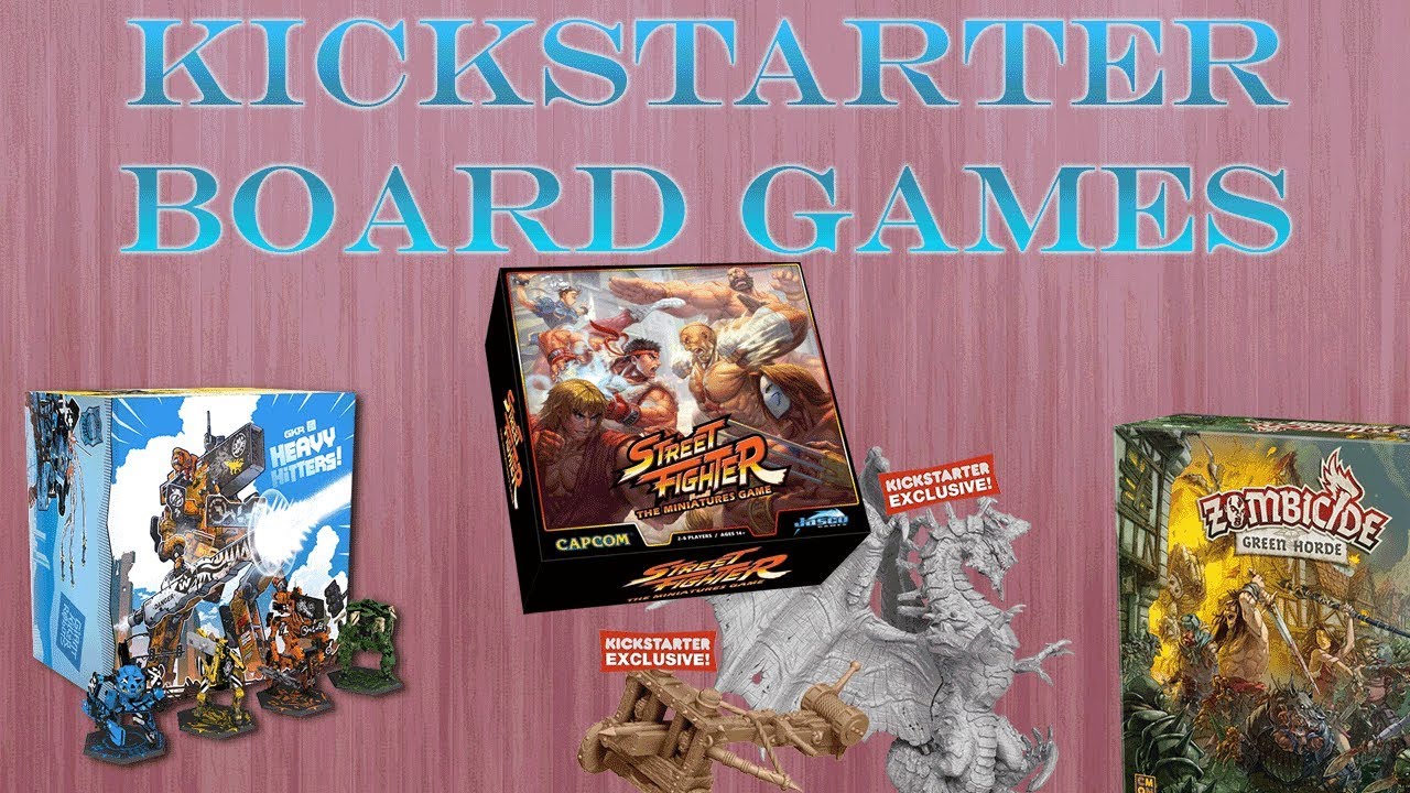 Kickstarter Board Games  - April 2018