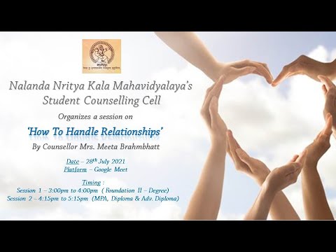 Counselling Session : How To Handle Relationships