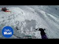 Skier buried in avalanche films his rescue on his Go Pro - Daily Mail