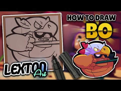 How To Draw BO - Brawl Stars // LextonArt