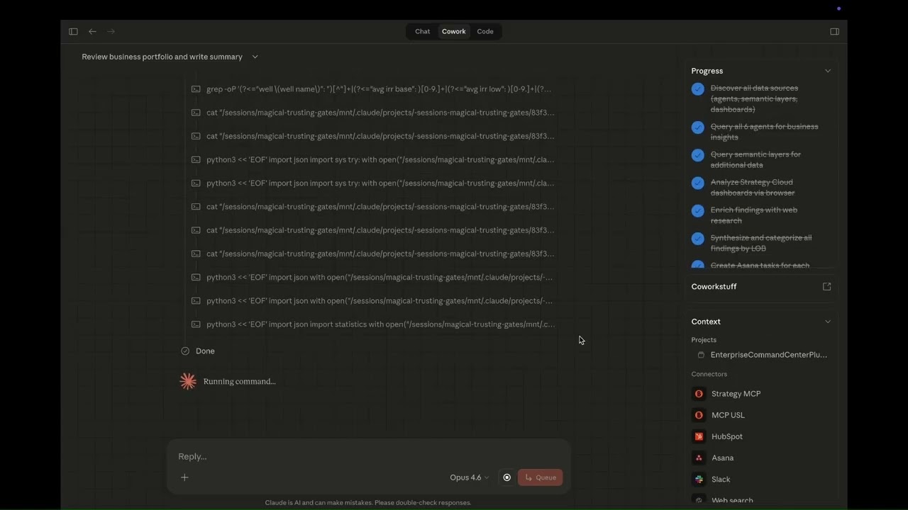 Strategy Command Center Demo
