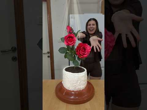עוגת עציץ! מתכון בתיאור ותעקבו לעוד כאלה❤️ #אורטולדנו