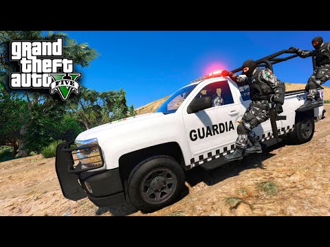GTA 5 | NATIONAL GUARD 🇲🇽 chases ARMED CRIMINALS!🔥