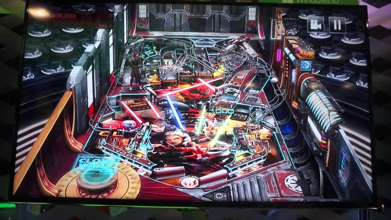 GDC 2015: Pinball FX 2 for Windows 10, featuring Star Wars: The Clone Wars - YouTube