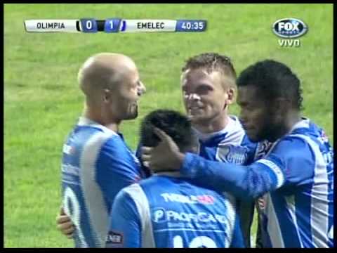 Resúmen del partido Olimpia 0 Emelec 1 por la Copa Sudamericana