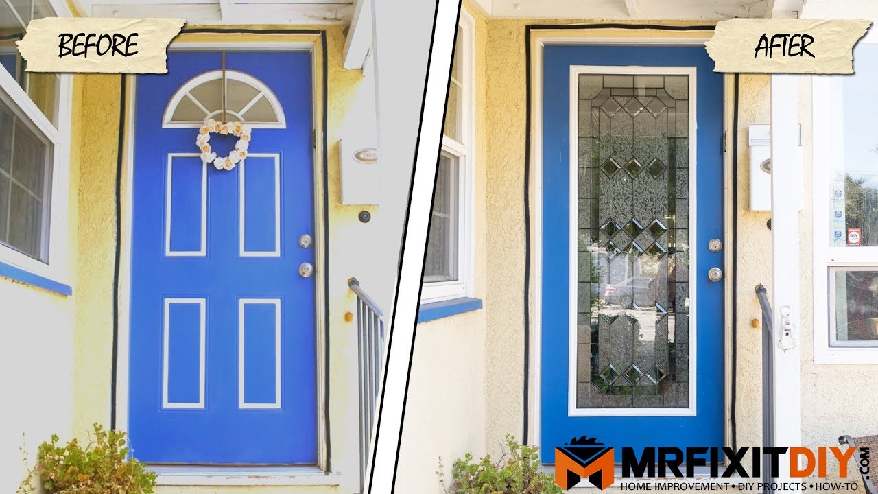 Adding Glass to Your Front Door - A DIY Guide