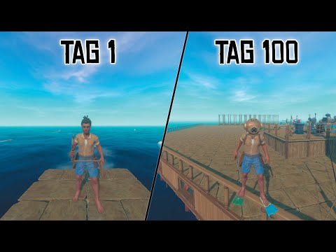 Ich habe 100 Tage RAFT gespielt und das ist passiert...