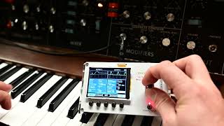Video thumbnail for KORG NTS-2 Oscilloscope – WAVE Mode Demo (no talking) – BPM-synced Pulse & Envelope w/ MOOG Minimoog by Producing Bonedo