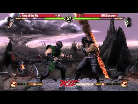 MK9 @ KIT15 - Lord of The Fly (Nightwolf) vs G4S Cossner (Reptile) [720p/60fps]