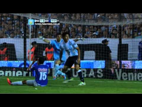 En el momento justo. Racing 1 - Godoy Cruz 0. Fecha 19. Primera División 2014. FPT