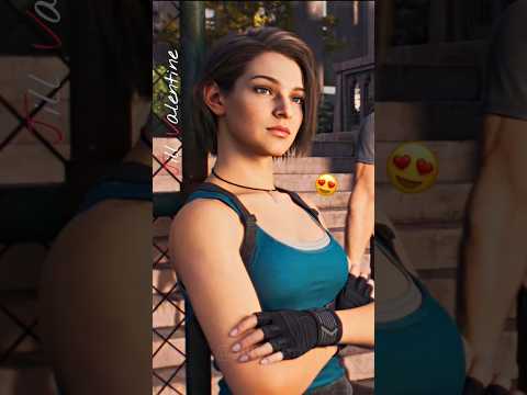 Jill & Chris Reuniting ✨ Ft. Leon, Claire & Rebecca (ENDING) #shorts #residentevil