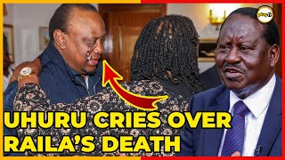 Raila Odinga: Uhuru CRIES While Consoling Ida After Traged|Plug Tv Kenya