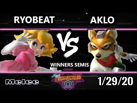 Hax’s Nightclub S1E5 - Ryobeat (Peach) Vs. Aklo (Fox) SSBM Winners Semis