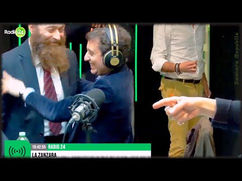 Rav Shlomo Bekhor in studio - La Zanzara 23.1.2023