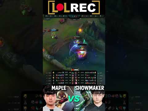 DK ShowMaker vs PSG Maple - DRAVEN vs CORKI Mid #shorts #highlights #leagueoflegends #showmaker #lol