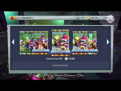 PvZ Gw2 Feastivus Pack Opening!